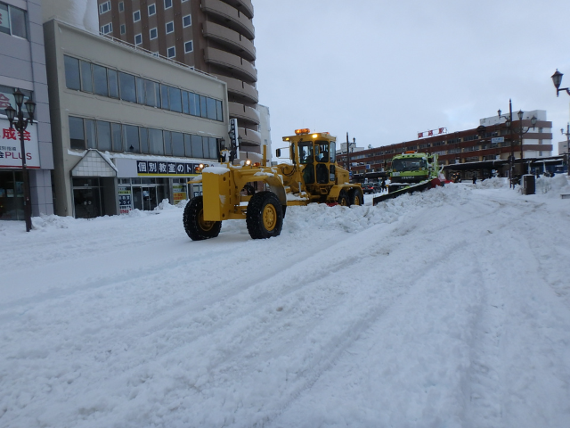 除雪開始