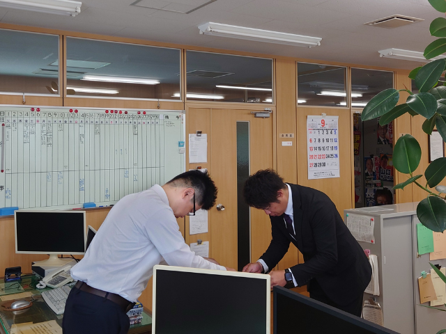 今日から新しい仲間が増えました