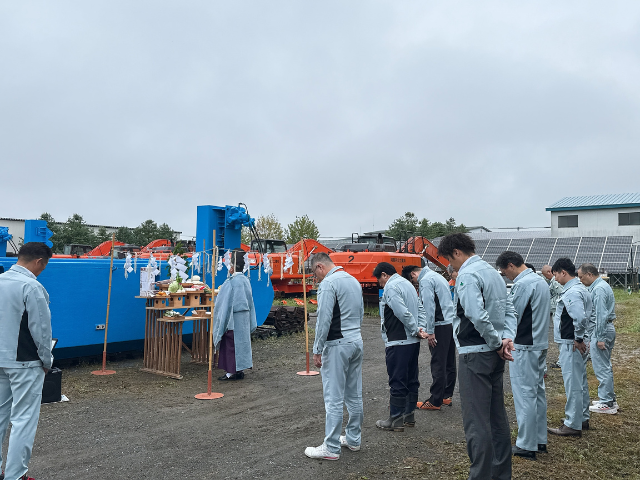 令和8年度　雑海藻駆除工事安全祈願祭
